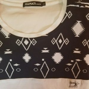 Damati Jeans mens crew neck shirt size XL